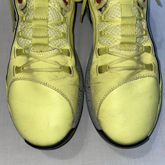 Puma Uproar Spectra Men’s Basketball Shoes Size 13 Yellow Leather Court Thunder - Picture 7 of 12